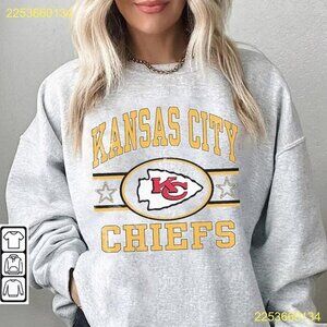 Kansas City Football Crewneck Sweatshirt Retro Fan Gift Cozy Team Apparel 17